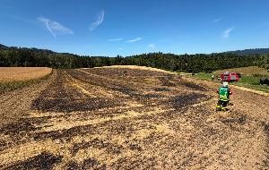 Flächenbrand - betroffener Bereich Flächenbrand - betroffener Bereich